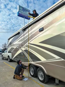 More than a dozen preinstallation/preorder measurements are taken when the initial appointment is made. Each MORryde conversion axle assembly is custom made.