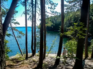 Niquette Bay State Park offers dog-friendly swimming at Calm Cove.