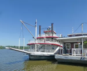Hannibal’s steamboat tours are a great way to experience the Mississippi.