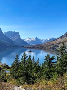 Larry Breaux captured this tranquil scene at St. Mary Lake, located on the eastern side of Glacier National Park in Montana. 
