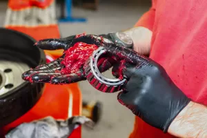 Bearings should be repacked and inspected every 12 months or 12,000 miles.