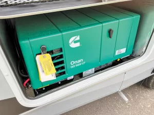 A Cummins-Onan 3.6-kw propane-powered generator is a popular option.