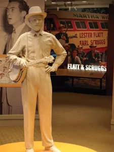 The “Out of Carolina” exhibit in the Earl Scruggs Center explores Earl’s early years.