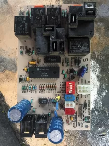 The control board acts as the brain of your air-conditioning unit.