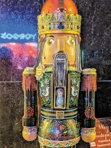 Nutcracker Village features 200 colorful, individually themed creations.