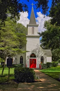 Philadelphia Evangelical Lutheran Church in Swiss Alp, near Dubina.
