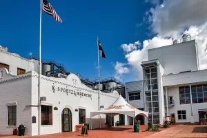 K. Spoetzl Brewery, founded in 1909, in Shiner.