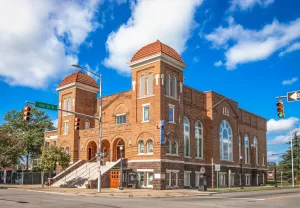 The 16th Street Baptist Church, site of a fatal bombing in 1963
