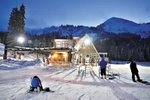 Brighton, at the top of Big Cottonwood Canyon, caters to snowboarders but also welcomes skiers.