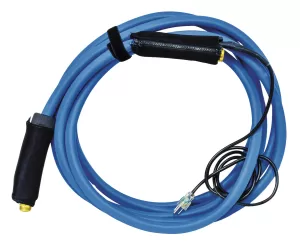 A heated water hose such as this one from Valterra helps when electricity is available.