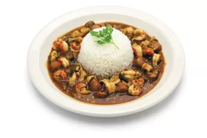 Popular Louisiana cuisine includes gumbo.