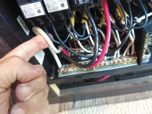 The RV inspection process should include examining the wiring in the main electric breaker box.