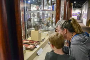 The Visible Storage Gallery reveals an eclectic assortment of items.