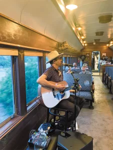 The excursions feature performances by local entertainers.