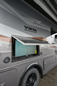 The Vista 29NPF sports a 39-inch exterior TV.