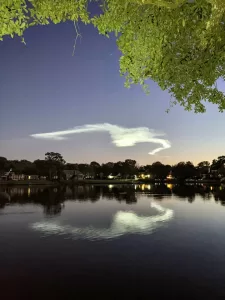 Peter Kfoury captured clouds twice in Charleston, South Carolina.
