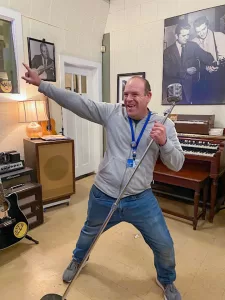 The Sun Studio in Memphis, Tennessee, is one of the places the Kealy family has explored during their travels.