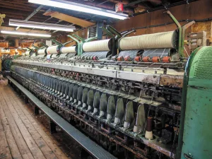 MacAusland’s Woollen Mills has been crafting virgin wool blankets and yarn since 1932.