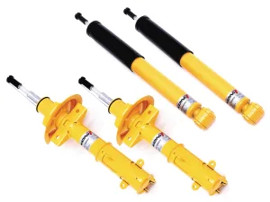 Adjustable high-quality shock absorbers such as these from Koni often can improve motorhome handling and ride quality.