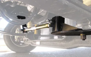 The Davis TruTrac front stabilizer bar supplied by Roadmaster helps to eliminate wandering and rut tracking.