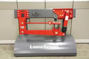 This model displays some of the LiquidSpring system. 