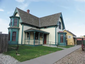 Boot Hill Museum’s preserved buildings include a 19th-century home.