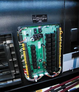 The iN-Command Pro Plus control board contains most of the operational modules in the central unit.