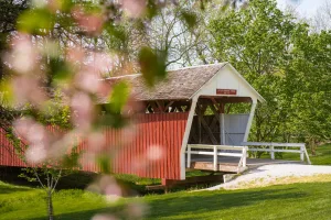 Winterset’s covered bridges are celebrated with a festival each fall.