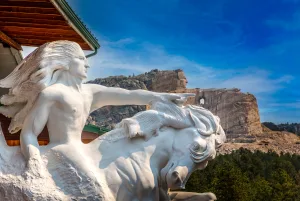 The Crazy Horse Memorial.