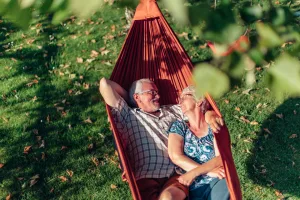 What could be better than relaxing in a hammock, enjoying time outdoors with your favorite book or person?