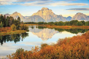 On the brink of sunrise in Wyoming’s Grand Teton National Park, Jeff Signorini took in a tranquil view starring Mount Moran and other nearby peaks. 