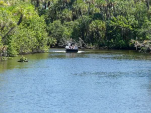 The St. Lucie River is visible when hiking nature trails at the Oxbow Eco-Center.