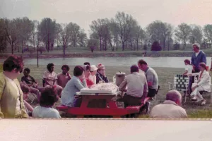 Members of the Lincoln Landers chapter gathered for the group’s 50th anniversary at a celebratory rally held this past April, where they shared stories and viewed memorabilia. The event took place at the DuQuoin, Illinois, fairgrounds, the same site where the chapter was founded during a rally in April 1974.