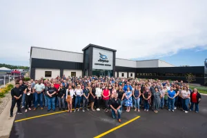 In June, nearly 300 members of Jayco’s customer service team celebrated the renovation of the RV manufacturer’s customer service center in Middlebury, Indiana.