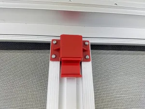 RVs with a roof hatch have a latch to open it in an emergency.