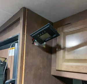 Allow some slack in the wiring for the controller to be removed from the wall.