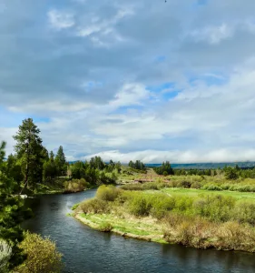 Joanne Moen was captivated by this view at McCall RV Resort in McCall, Idaho. 