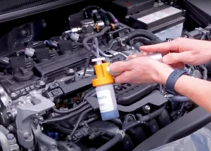 When a used-engine-oil sample is sent to a lab for testing, the lab provides a detailed report about its findings.