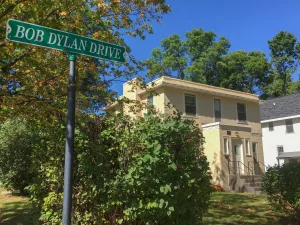 Hibbing, Minnesota, pays tribute to musician Bob Dylan, its most famous resident, with a walking tour that passes his boyhood home.