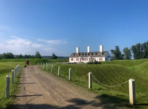 The officers’ quarters at Fort Anne National Historic Site.