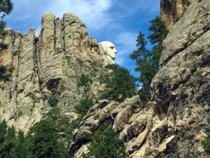 South Dakota is home to Mount Rushmore National Memorial.