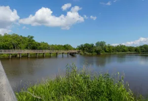 The boardwalk at Cypremort Point State Park enables close-up views of wildlife.