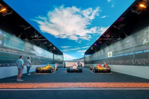The newly reopened Indianapolis Motor Speedway Museum offers a wide variety of activities and exhibits that celebrate the field of motorsports. These include the Starting Line Experience, which simulates the excitement felt prior to the start of an Indy 500 race via sound and video.