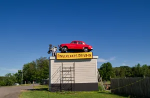 A number of drive-in theaters remain in operation, including the Fingerlakes Drive-In in Auburn, New York, which opened in 1947 and ranks as the state’s oldest. 