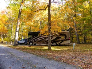 The Trough Creek State Park campground offers 24 RV sites with electricity, plus great views and chances to spot wildlife.