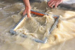 Park visitors can clean their discoveries in an on-site gem washing station.