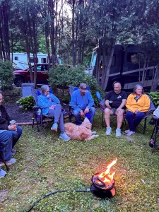 Maine Wheels members enjoyed some good-old-fashioned camaraderie, no doubt reminiscent of the “house car” owners’ 1963 gathering.