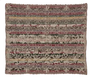 The Museum of International Folk Art displays embroidered textiles by Policarpio Valencia.