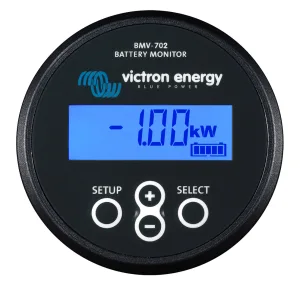 The Victron Energy MultiPlus-II inverter/charger combined with the BMV-702 battery monitor will both charge and draw energy from the batteries while helping you keep track of the amp-hours used and the state of battery charge.