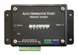 Automatic generator start (AGS) modules, which automatically activate a generator, are available from a variety of manufacturers, including Magnum Energy.